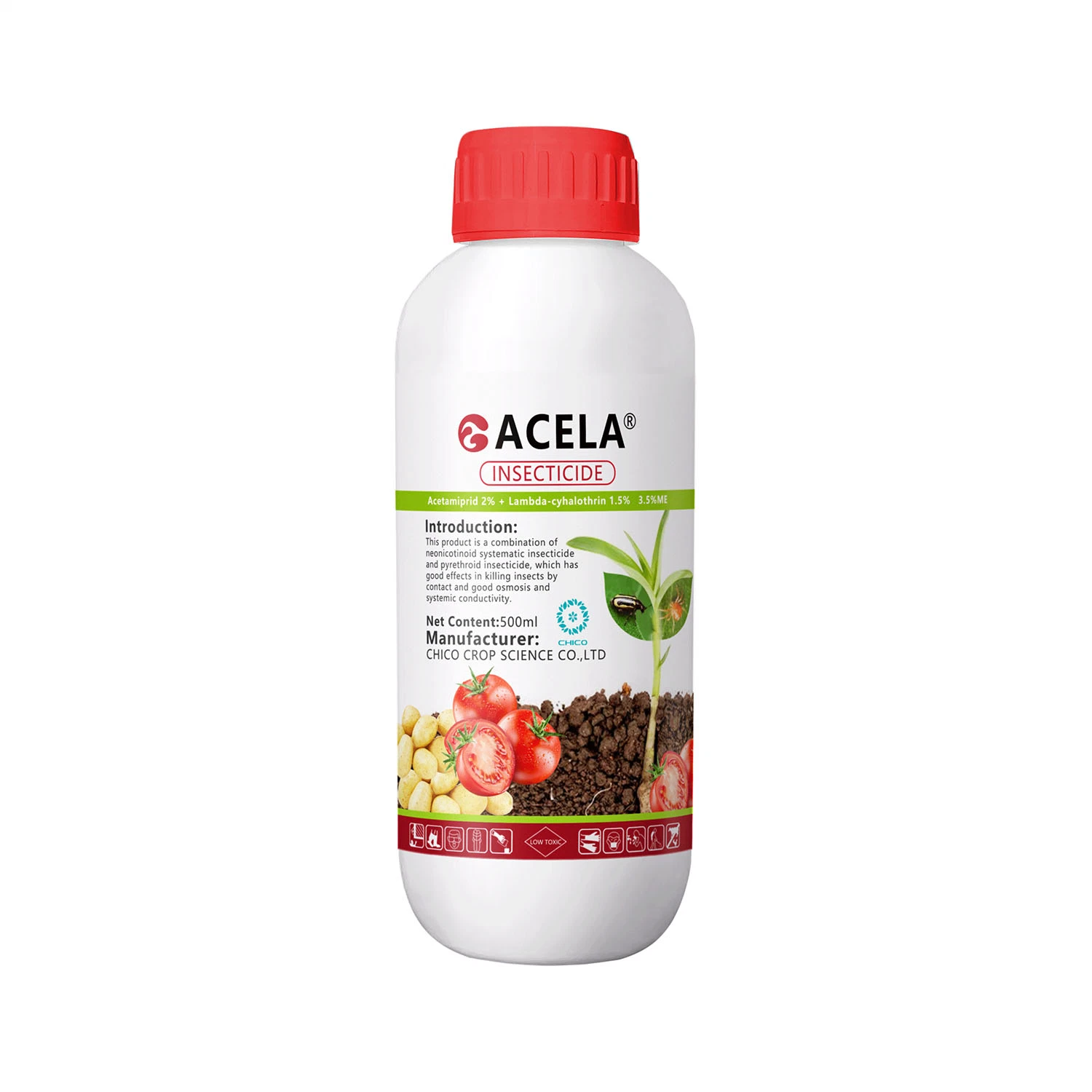 Acetamiprid 2% + Lambda-Cyhalothrin 1.5% 3.5%ME 3.5%EC Insecticide against Aphids