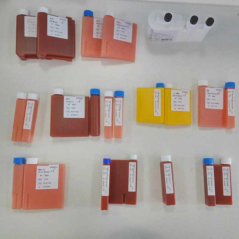 Réactifs de biochimie Biobase réactifs d'urée/Glu/ Crea/HDL/ analyseur de biochimie réactifs IVD