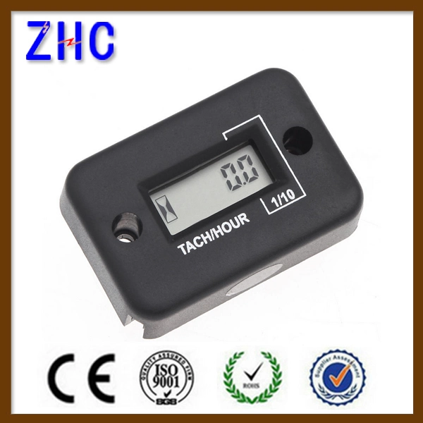 Waterproof Digital LCD Auto Motorcycle Electronic Engine Speed Timer / Counter / Hour Meter