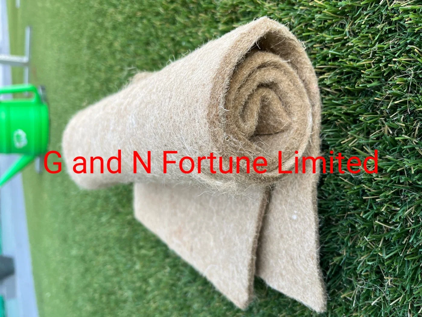 100% Natural Jute Fiber Needle Punched Micro Green Growing Mat 1000 Gram Per Square Meter