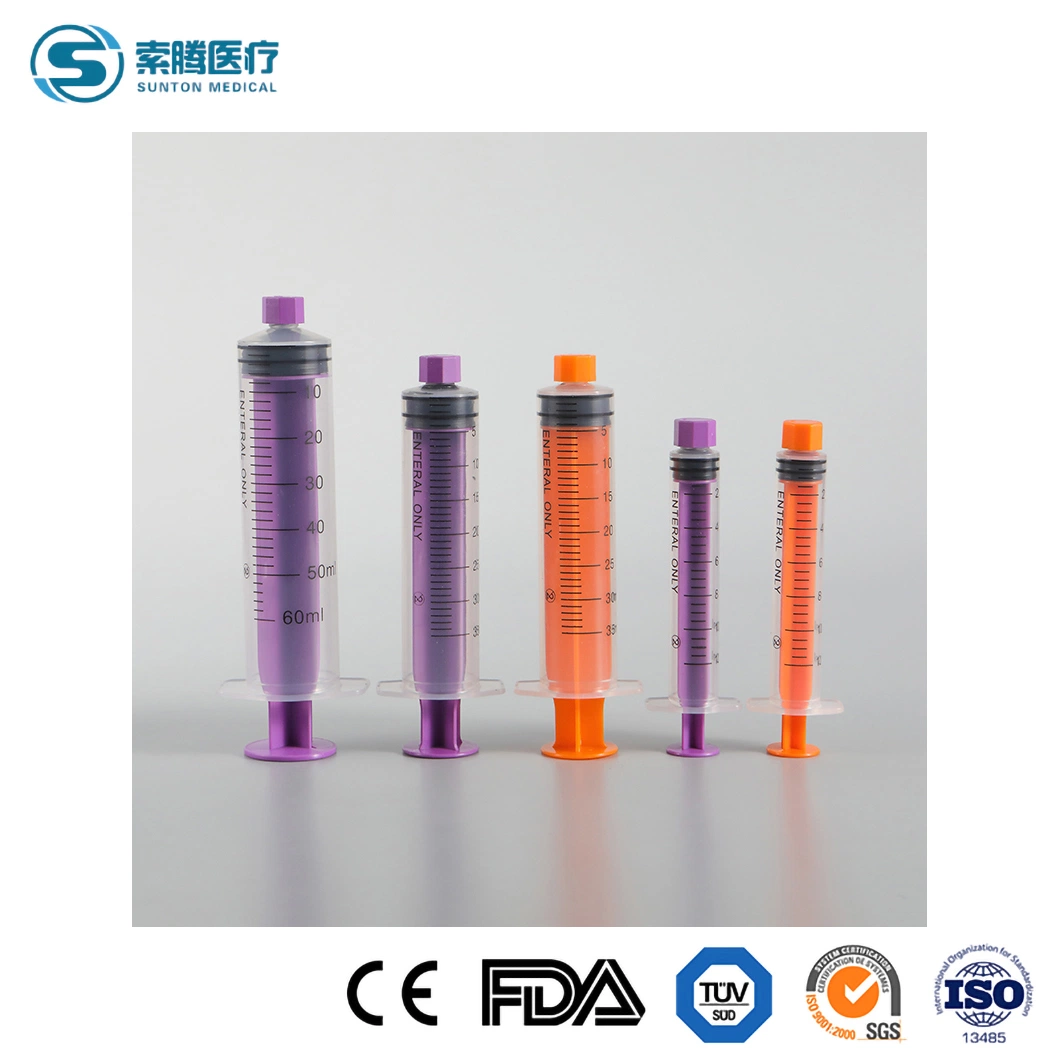 Sunton China Sterile Insulin Syringe Suppliers 0.25ml/ 1ml/ 2ml/ 5ml/ 10ml/ 20ml/ 30ml Disposable Luer Lock Glass Syringes/En-Fit Syringes