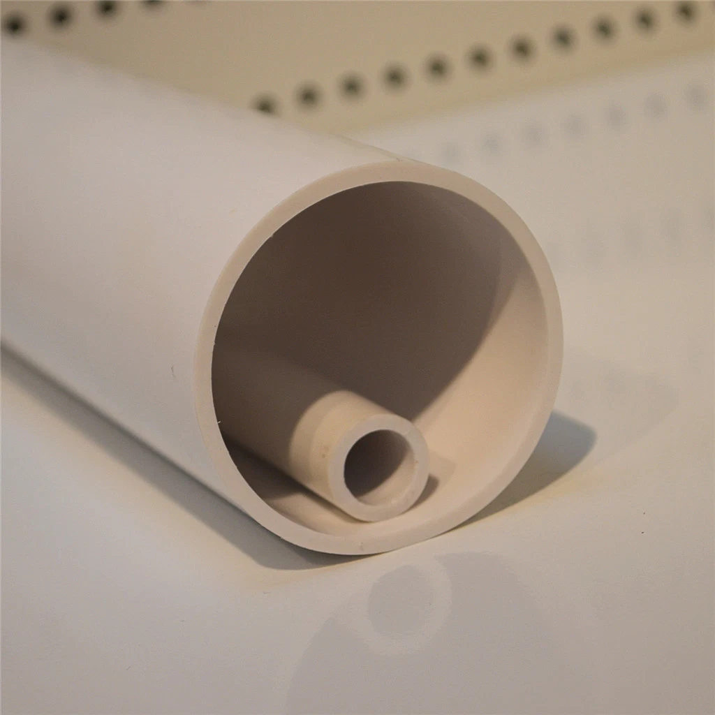 PVC Extrusion Data Strip Plastic Round Pipe for Supermarket Shelf