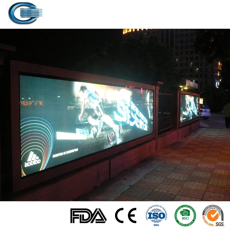 Huasheng Street Pole Double Side Scrolling Advertising Lightbox Poster Frame