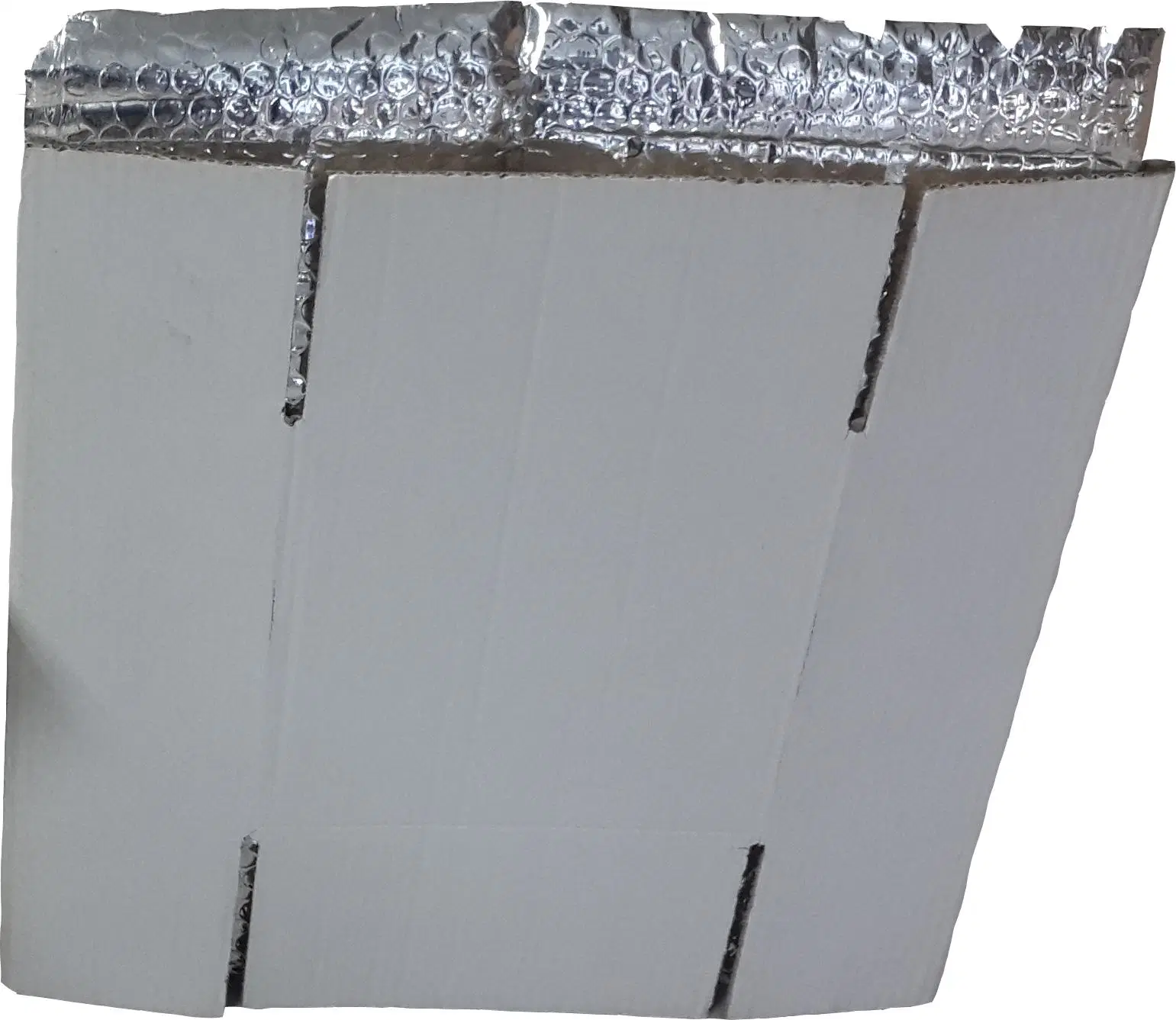 Kundenspezifische Aluminiumfolie Isolierte Box Liner Bubble Isolation Karton Liner Halten Sie Die Lebensmittel Frisch