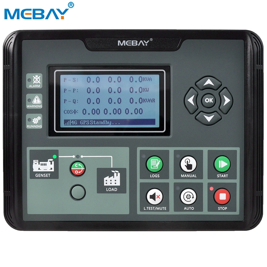 Mebay 4G Generator Controller DC50d-4G Remote Control Panel GPS