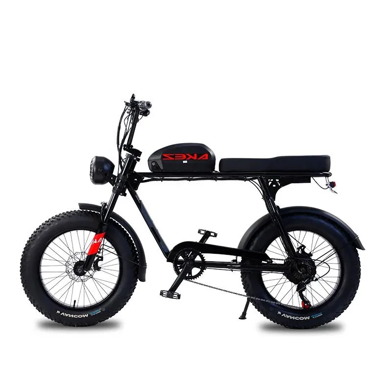 2023 New Super Long Range Fat Tire Chopper Electric Bike City Mountain E Bike