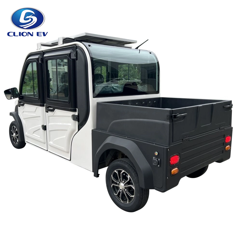 80-100km Driving Range New Energy Solar Powered Electric Mini Pickup Truck