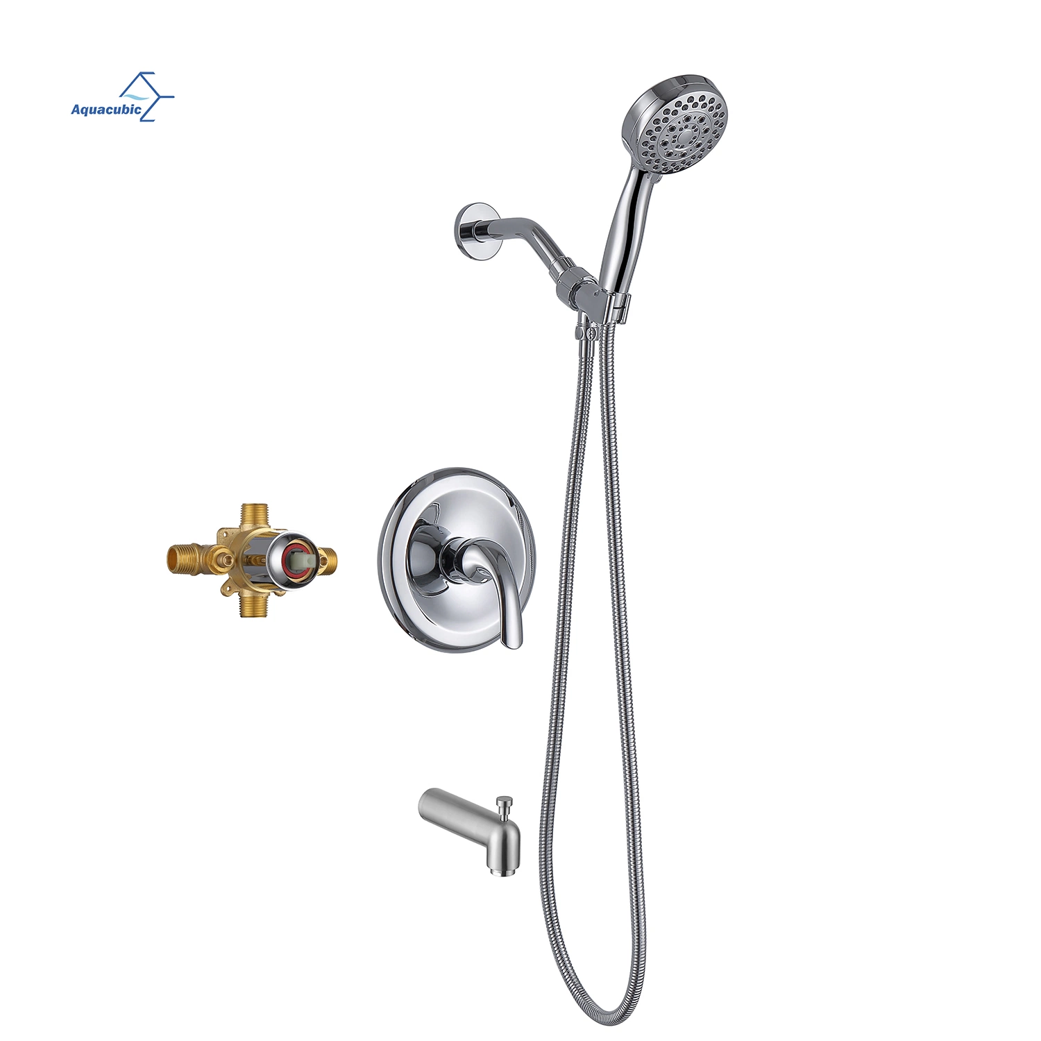 Pressostato Handshower multifuncional e chuveiro de gavetas chuveiro de hidromassagem Kit com válvula