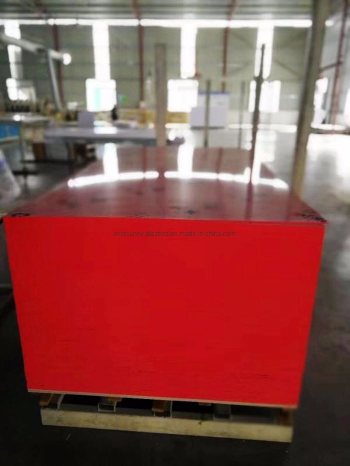 Waterproof Kitchen Cabinets Material Red Color 3mm PVC Foam Boards PVC WPC Board