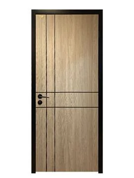 Aluminum Wooden Door Sliding with Leather Bedroom