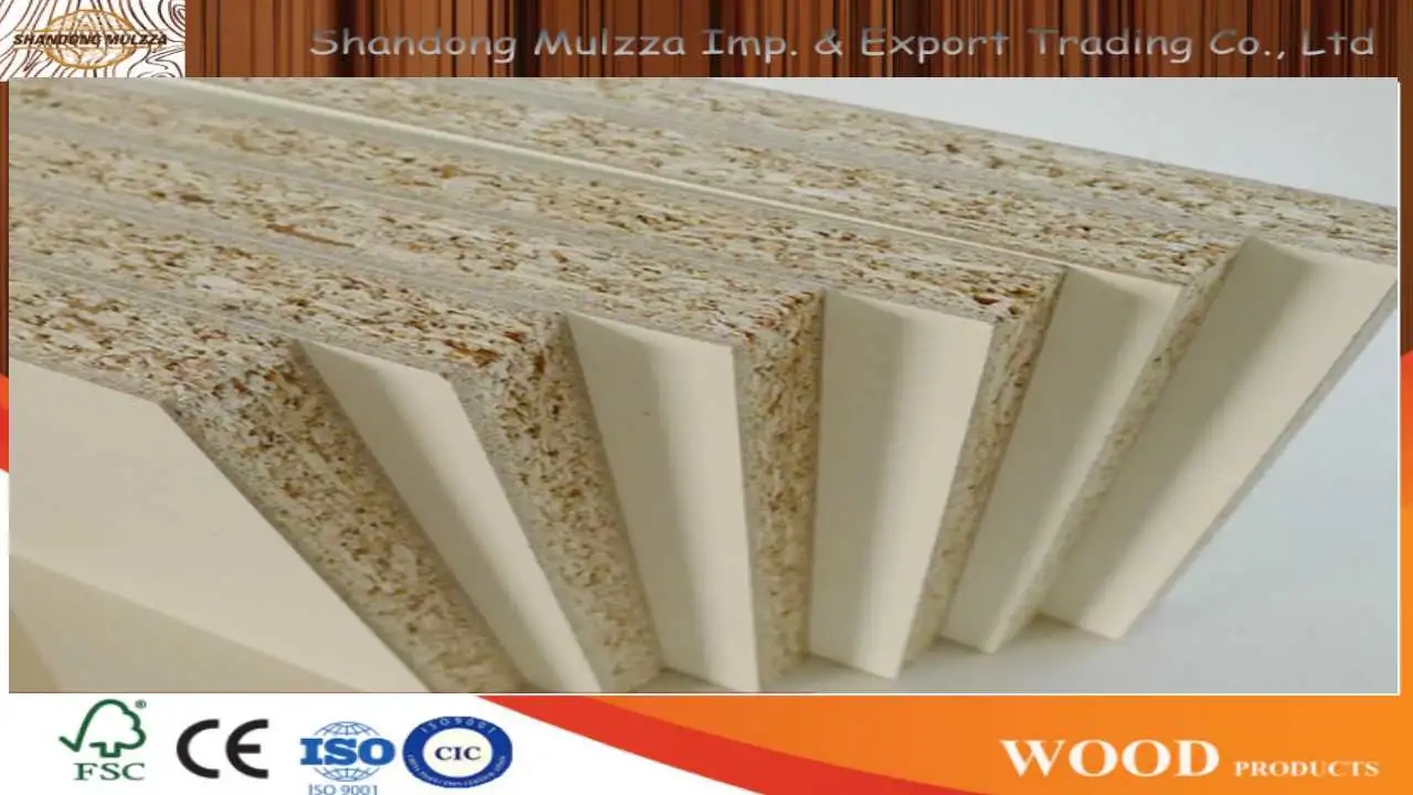 Cheap Price and High quality/High cost performance  Plain Particle Board Melamine Coated Particle Board for furniture and Decoration