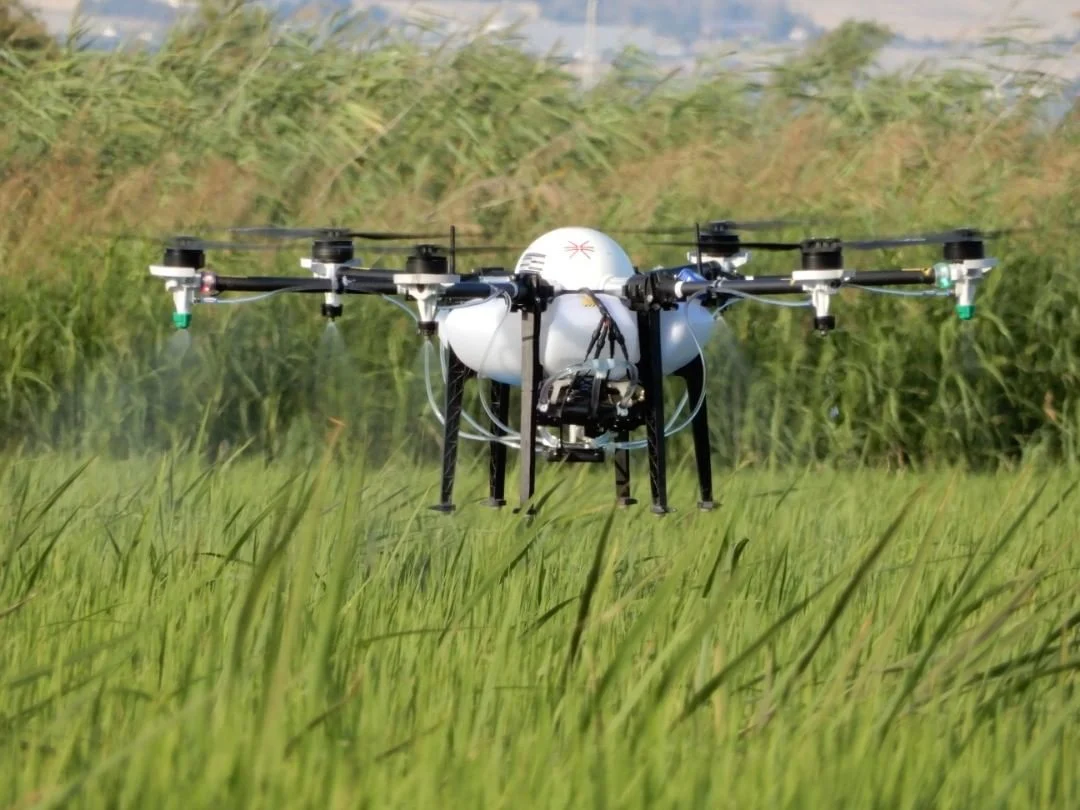 Battery Powered Unmanned Aerial Vehicle for Agriculture Crop Drone