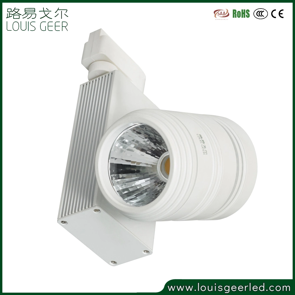 2 Wires 3 Wires COB 30W LED Track Light 15W 20W 25W 30W AC120V LED Track Head for Stores Halo Juno Shop Store