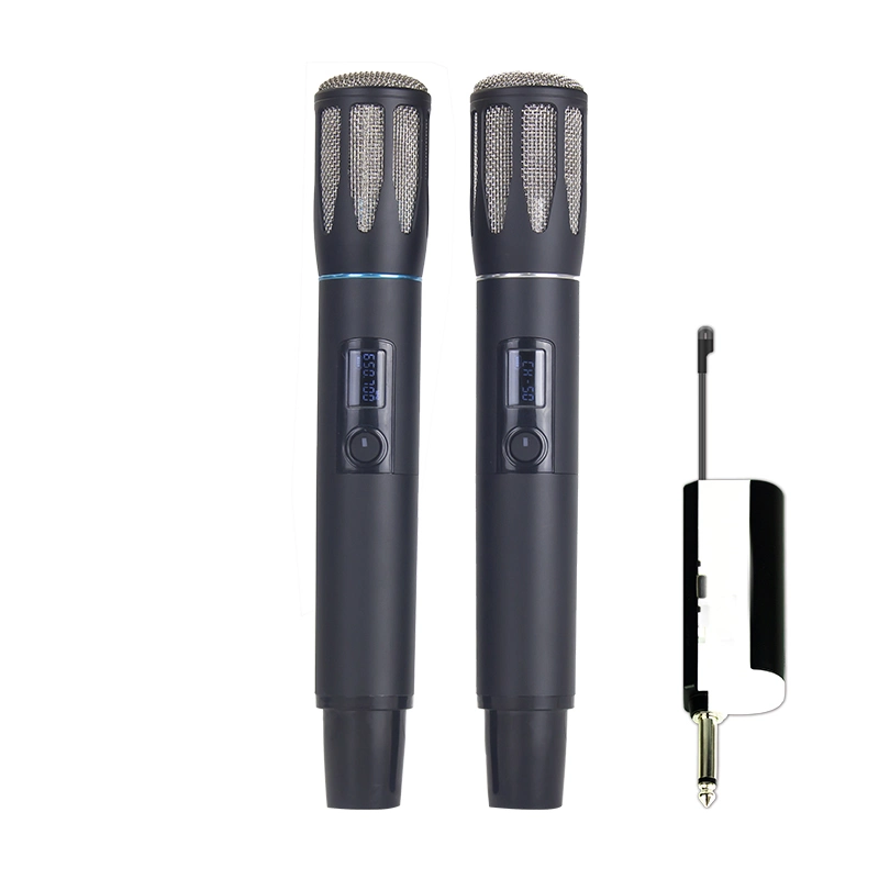 UHF Digital Wirelee Microfono Professional Wireless Handheld Microphone for Stage and Karaoke