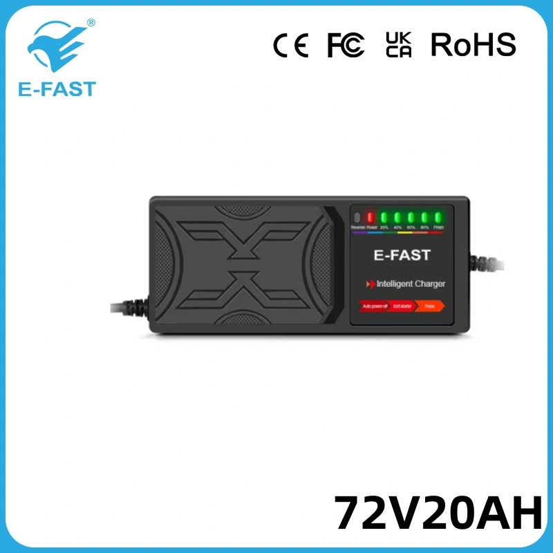 72V20ah Lead-Acid Start Stop Rechargeable Pulse Battery Charger for E-Bicycle Scooters