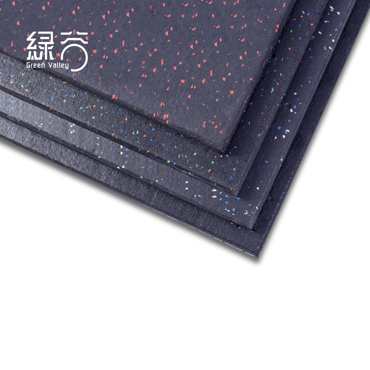 Indoor Gym Use Rubber Flooring 20mm 30mm Thickness Rubber Mat