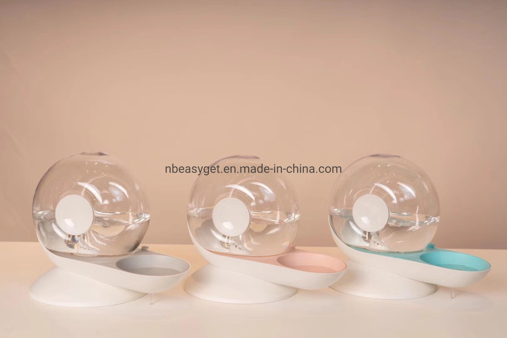 Cat Transparent Snail Shape Water Dispenser Automatic Circulation Water Dispenser Pet Water Bowl Pet Fountain Self-Dispensing Pet Feeder Esg12682