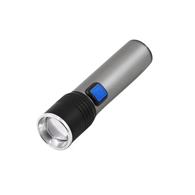 Goldmore10 Hot Sale Low-Power Portable Gray Aluminum Alloy Telescopic Super Bright Zoom Torch Tactical Flashlights