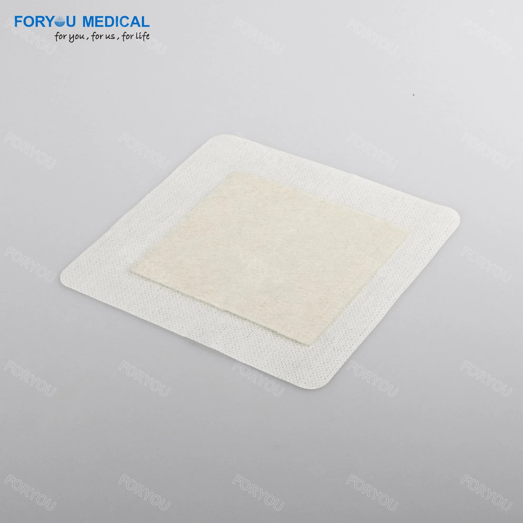 FDA Approved Calcium Silver Antibacterial Alginate Wound Dressing High Absorption