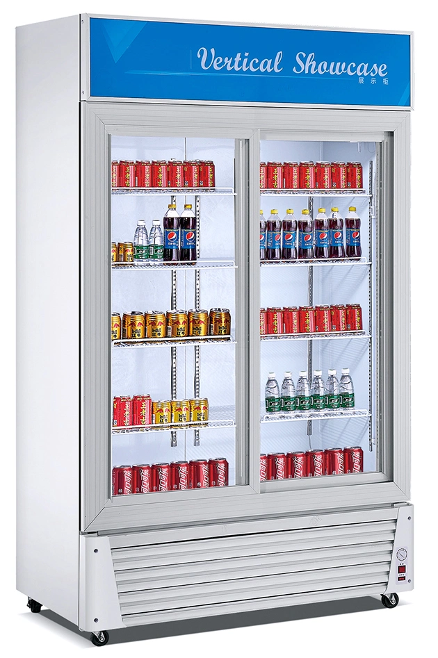 Astar Refrigerator Equipment LG-680t/760t Double Door Commercial Display Refrigerator Cooler