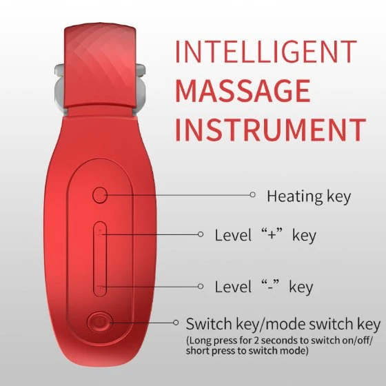 Rechargez le mini masseur électrique sans fil intelligent et chaud avec pétrissage automatique en forme de U pour le cou.