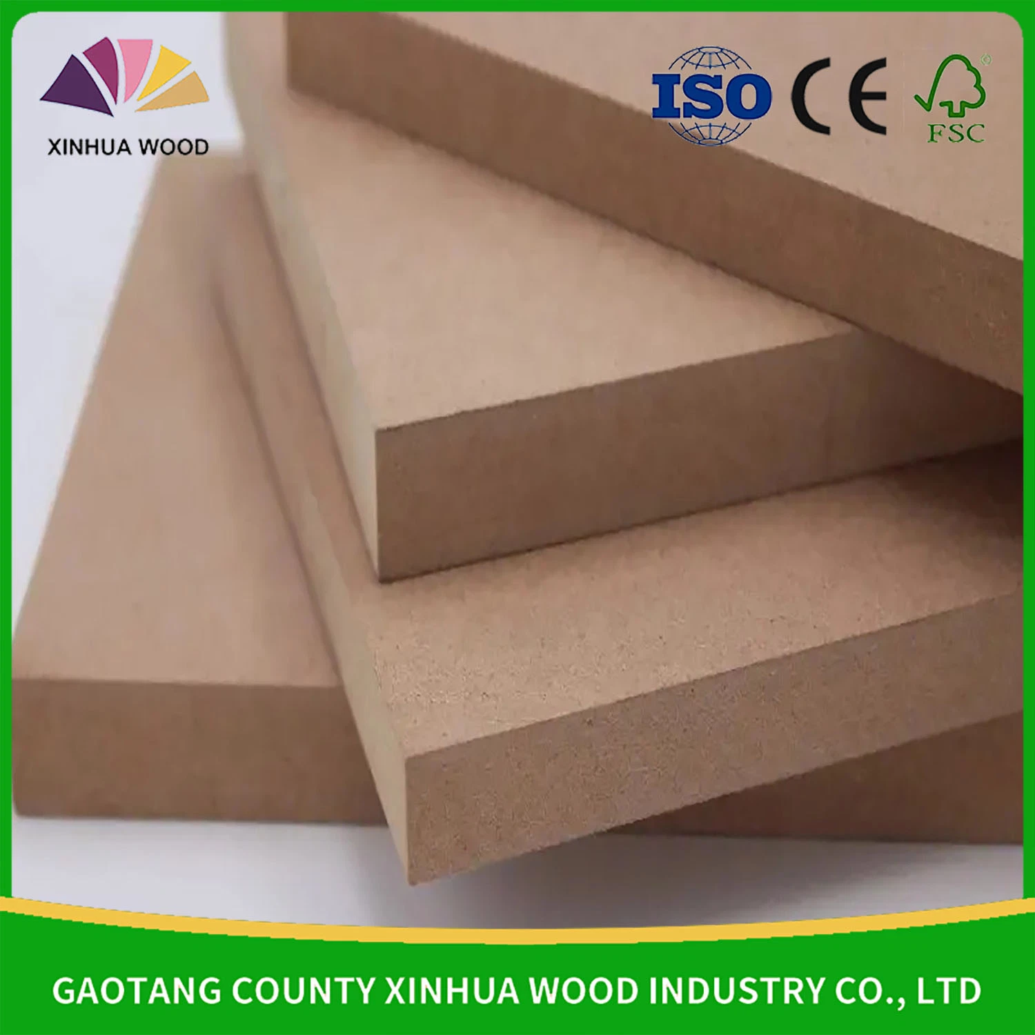 18mm Chapa de madera de Sapele natural MDF/Fibra de madera MDF/Muebles Board/MDF/Fancy MDF for Furniture