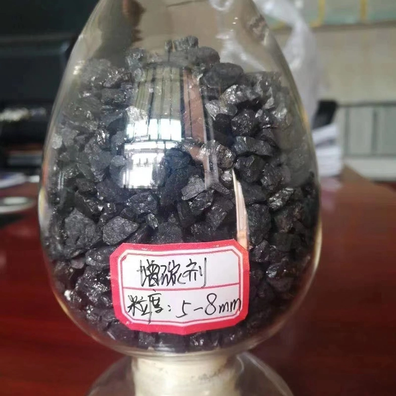 Black Calcined Petroleum Coke High Calorific Value Low Sulphur Petroleum Coke 5-8mm Carbon Agent for Sale