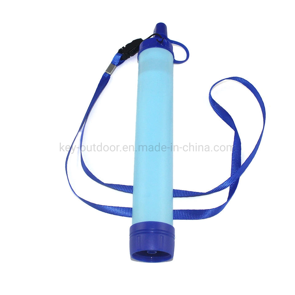 Good Quality Emergency Survival Equipment Mini Water Filtration Purifier, Portable Personal Emergency Preparedness Supply Water Filter Water Bag