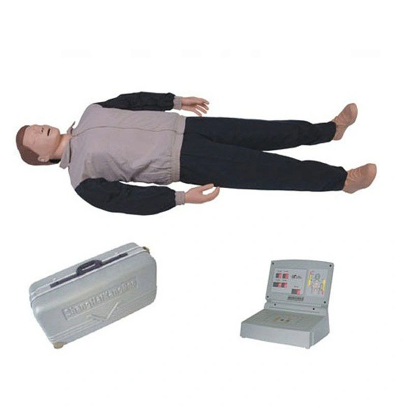 Prix bon marché de la simulation en soins infirmiers en PVC CPR Intubation Mannequin mannequin de formation complet du corps