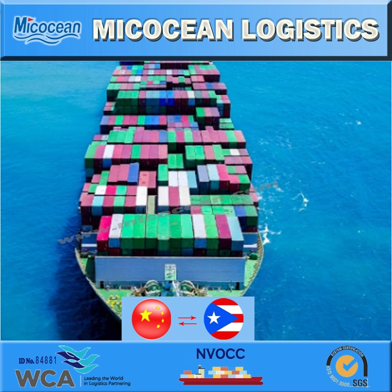 Консолидация Sea Freight Express Shipping Agent из Китая в Сан-Хуан, Пуэрто-Рико