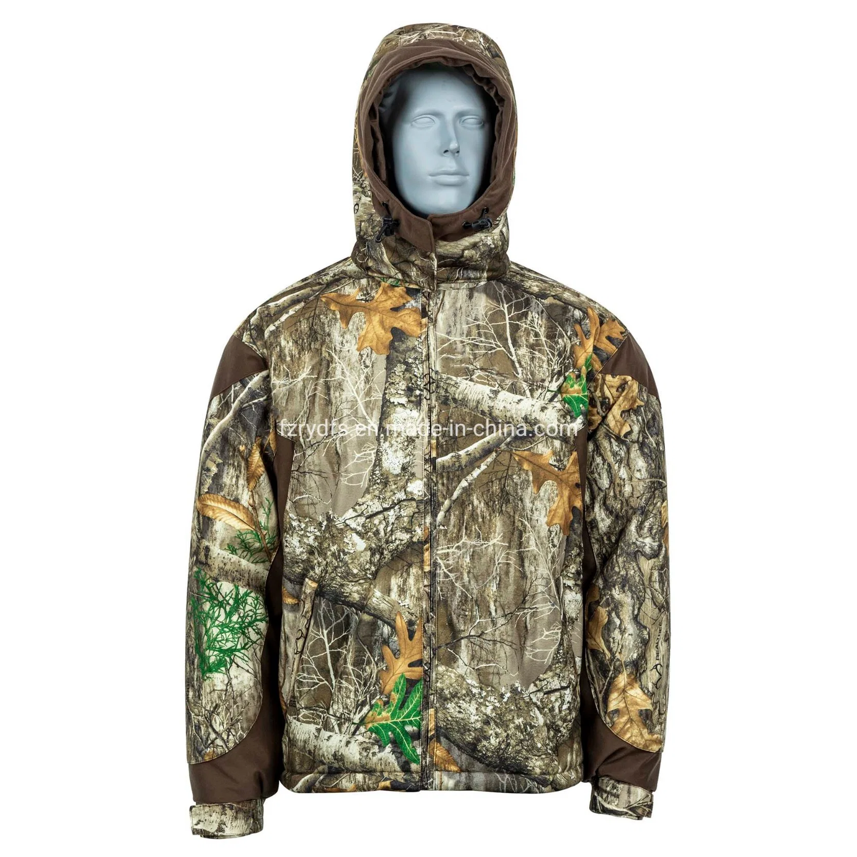 Men's Outdoor Hiking Hunting Camo Softshell Jacket