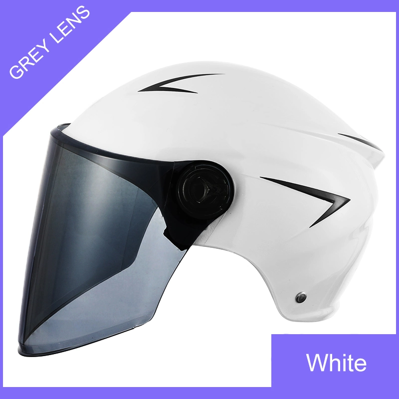 Professionelle Produktion Hochwertige Günstige Four Seasons Universal Headset Helm Outdoor Ride Long Lens Sicherheit Half Helm Motorrad Helm Anpassbar Logo