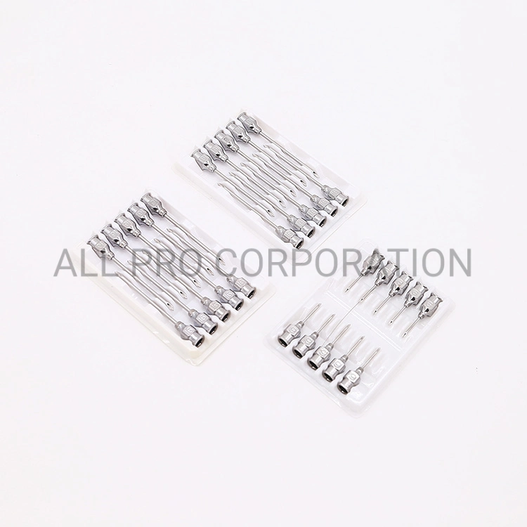 Metal Vaccination Needles Veterinary Stainless Steel Syringes Needles