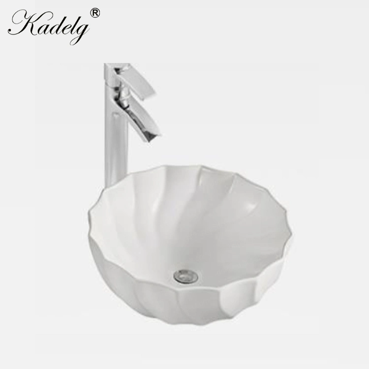 Bathroom Ceramic White Double Bowl Vanity Top Basin