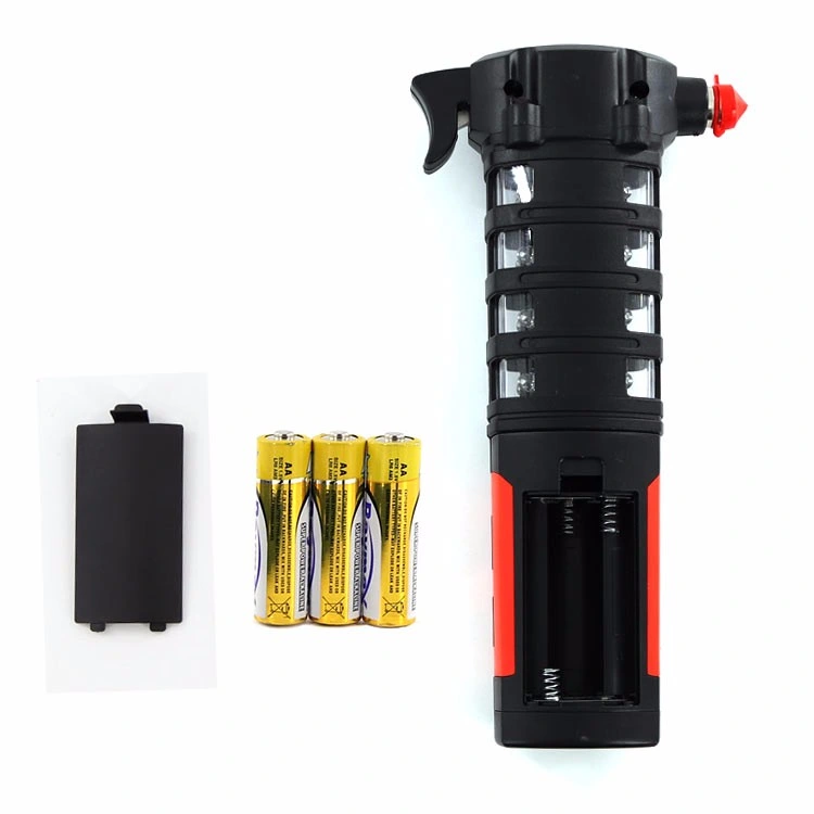 Car Repairing with Safety Hammer Belter Cutter COB Warning Emergency Lamp