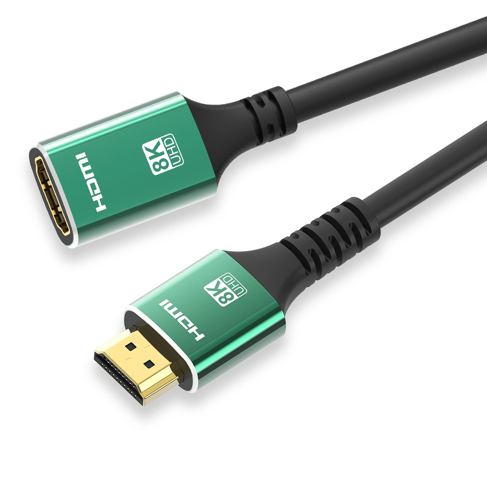 8K HDMI Cable 2.1 HDMI Certified Male to Female Cable 6.6FT Ultra HD 48Gbps High Speed hdmi cable