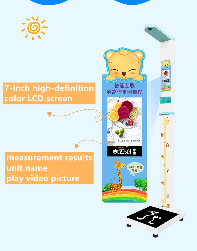 Цифровой медицинской помощи детям с массой шкалы электронного детского школьного высота Весы