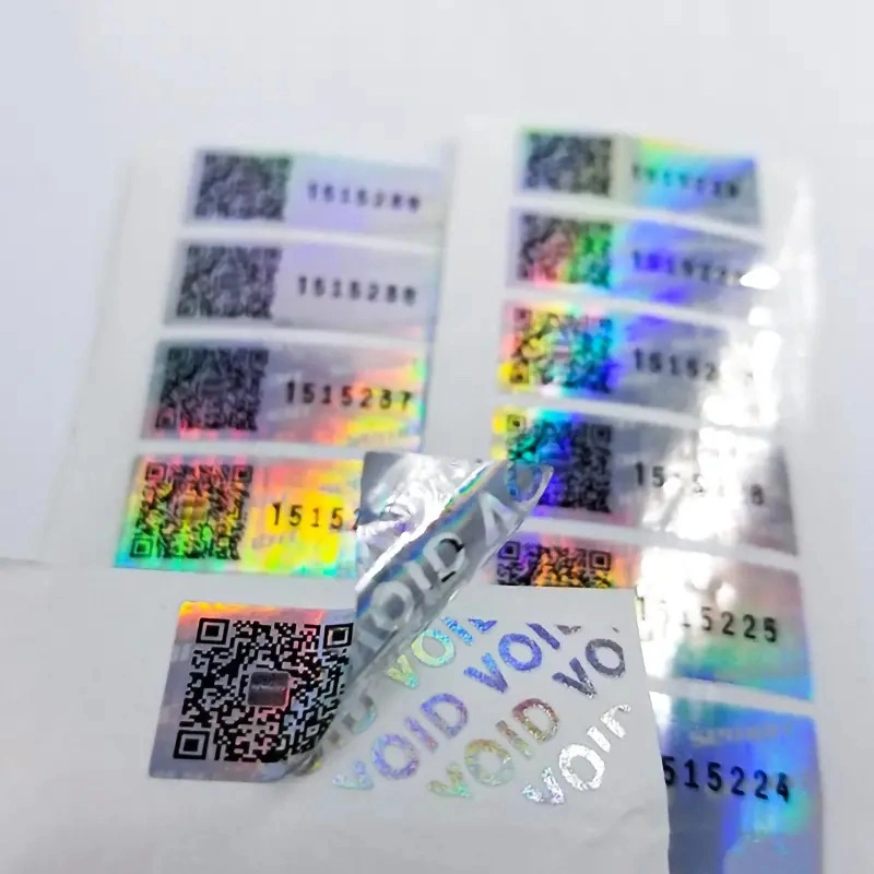 Manufacturer Tamper Resistant Evident Security Labels Anti Theft Tag Safety Seal Stickers on Products