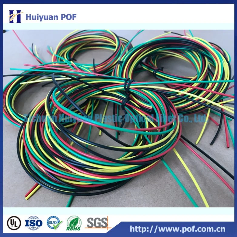 Cc Colored Series Plastic Fiber Optic Communication Cable -Simplex Cable