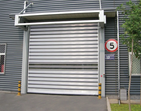 Industrial Automatic Motorized Aluminum Alloy Garage Door for Warehouse