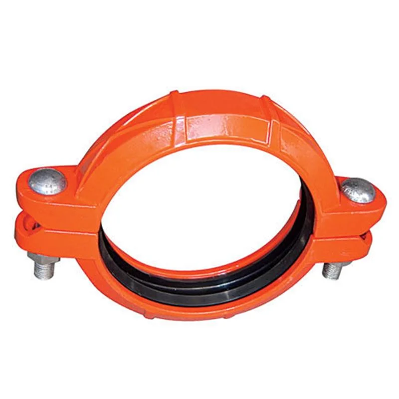 Approved Fire Fighting Casting Grooved Pipe Fittings Customized Rigid Couplings