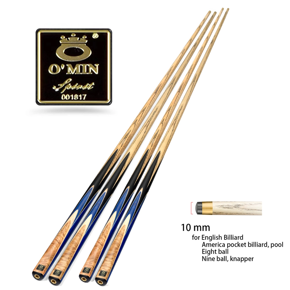 Senior Omin So-3 One Piece Single Pool Snooker & Billiard Cues Handmade Snooker Cue Stick Brass Ash Wood Pool Game