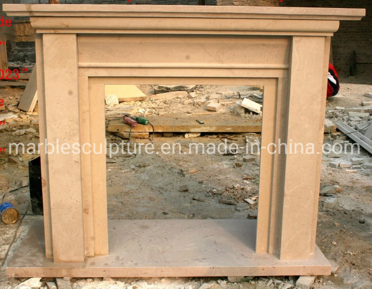 Antique Classic Marble Stone Fireplace Home Decoration (SYMF-197)