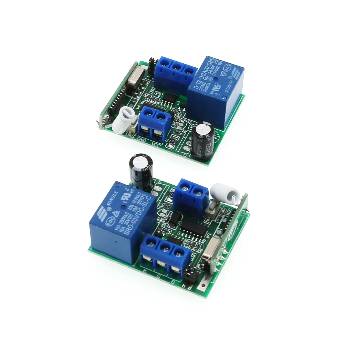 Whoesale 433MHz Switch inalámbrico Trarsmitter 12V receptor RF para rodillo Shuiter/Puerta eléctrica