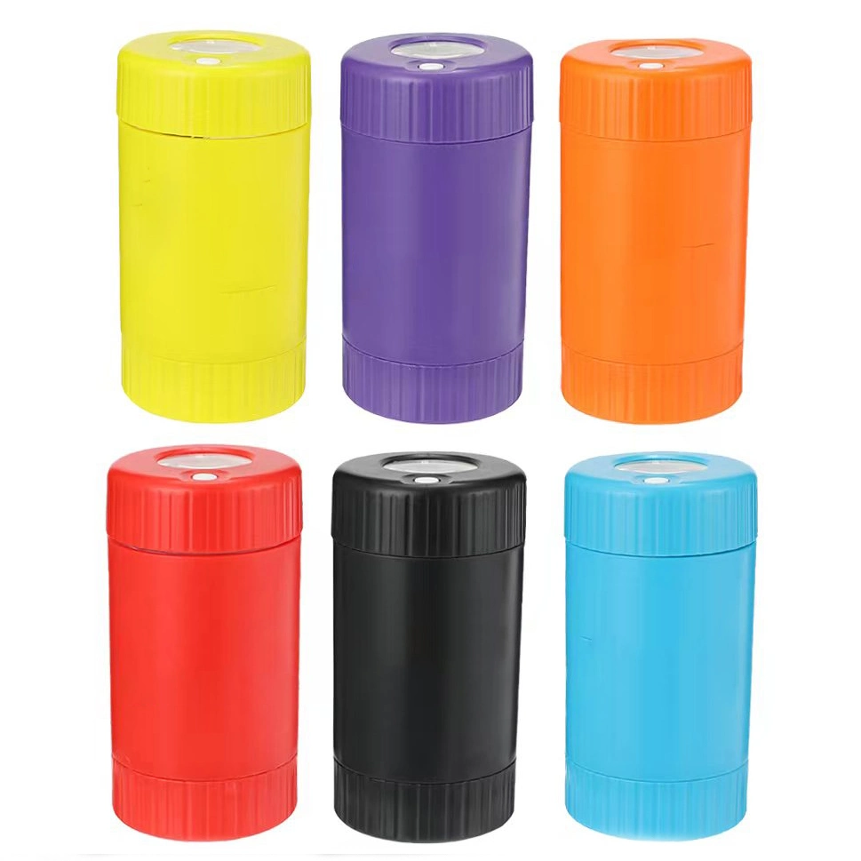 Wanchuang Glow in Dark Herb Grinder resistencia a niños firme Jar de vidrio