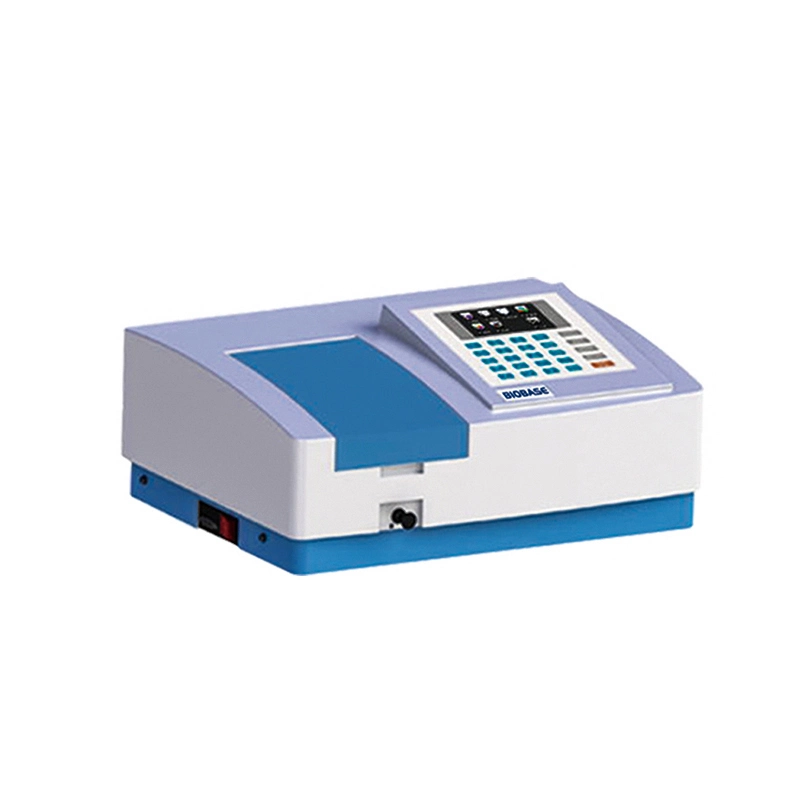 La spectroscopie UV à faisceau unique Biobase spectrophotomètre UV/Vis pour Lab