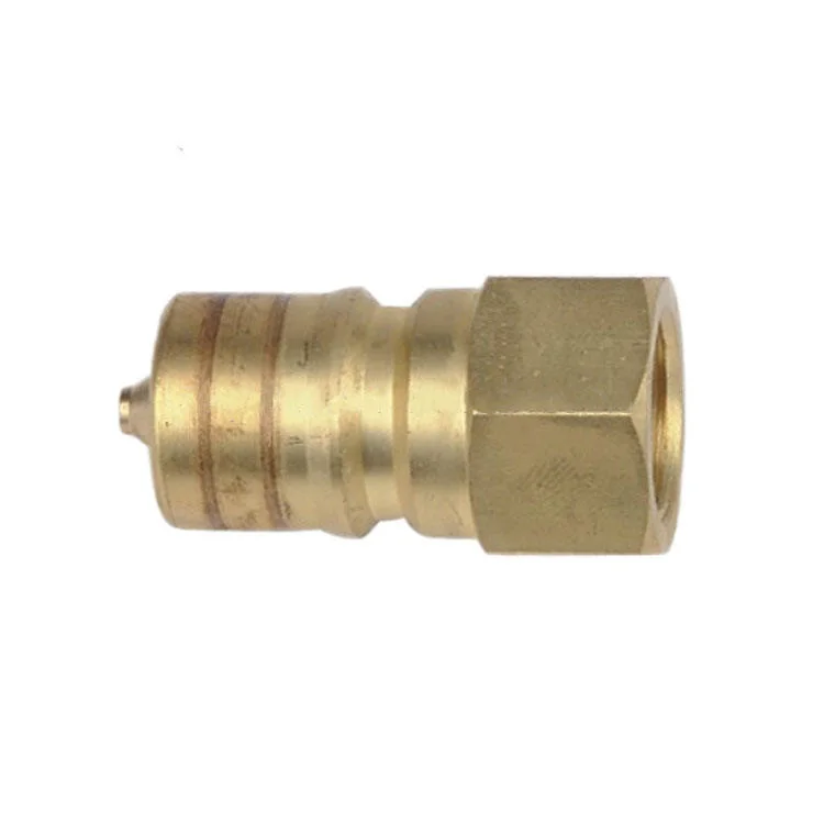 ISO7241-B Brass Hydraulic Coupling NPT Thread Coupler