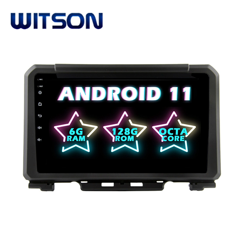 Sistema de áudio para automóvel Witson Android 11 para Suzuki 2019 Jimny Leitor de DVD Flash de 64 GB RAM com ecrã grande no automóvel