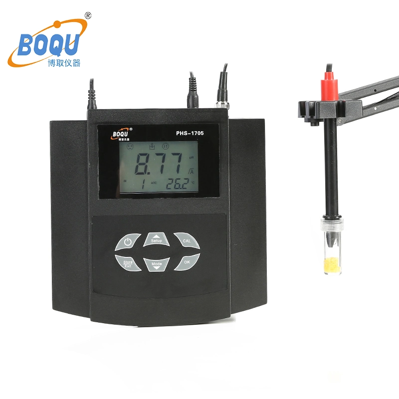 Boqu PHS-1705 Labor-pH-Redox-Messgerät Abwasser-pH-Messgerät Redox Analysator pH Meter Preis pH Meter Probe Meter