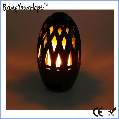 Enceinte Bluetooth avec torche flamme LED Dancing